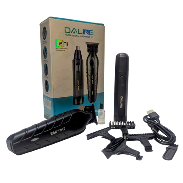 Daling 2-in-1 Professional Trimmer and Nose Hair Kit