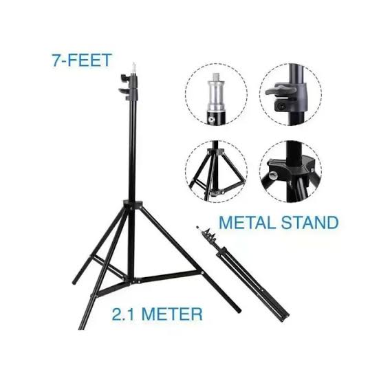7 Feet Adjustable Ring Light Stand | Tripod for Photography & Video