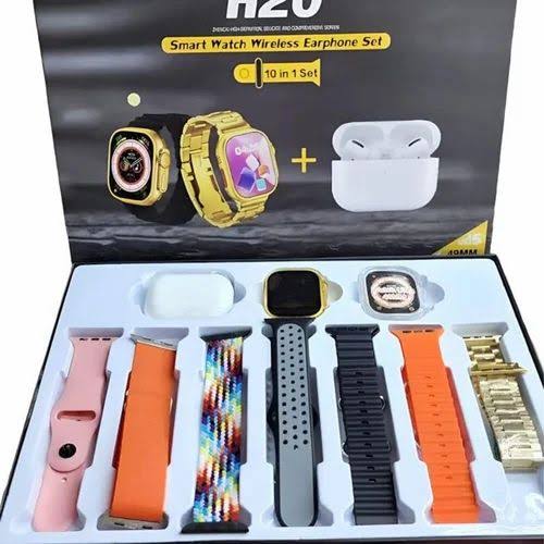 H20 10-in-1 Smart Watch & Wireless Earphone Set