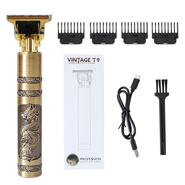 Vintage T9 Professional Hair Trimmer – Rechargeable